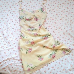 Watson Mini Dress Yellow - Princess Polly